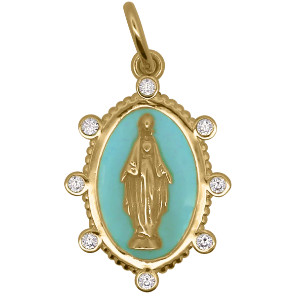 RUE DES MILLE Charm Madonna Sky collezione CHARMBAR CB-CN30