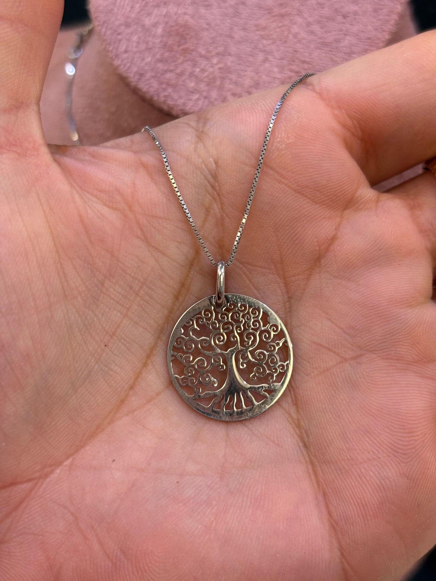 Collana Donna Albero della Vita Argento