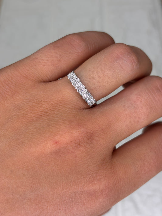 Anello Veretta Magic Promesse Gioielli Oro Bianco e Diamanti