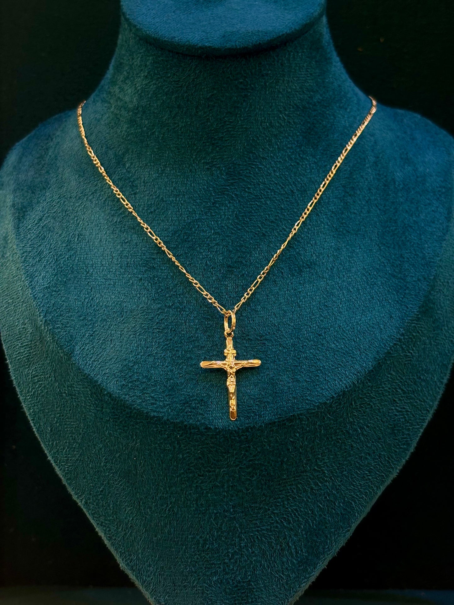 Collana Crocifisso Oro Giallo 18 Carati