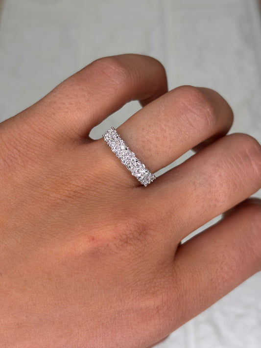 Anello Veretta Magic Promesse Gioielli Oro Bianco e Diamanti