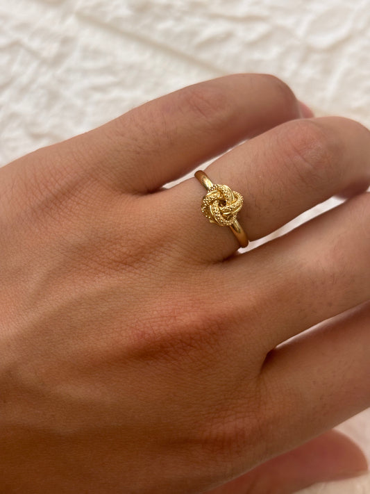 Anello Nodo Oro Giallo 18 Carati