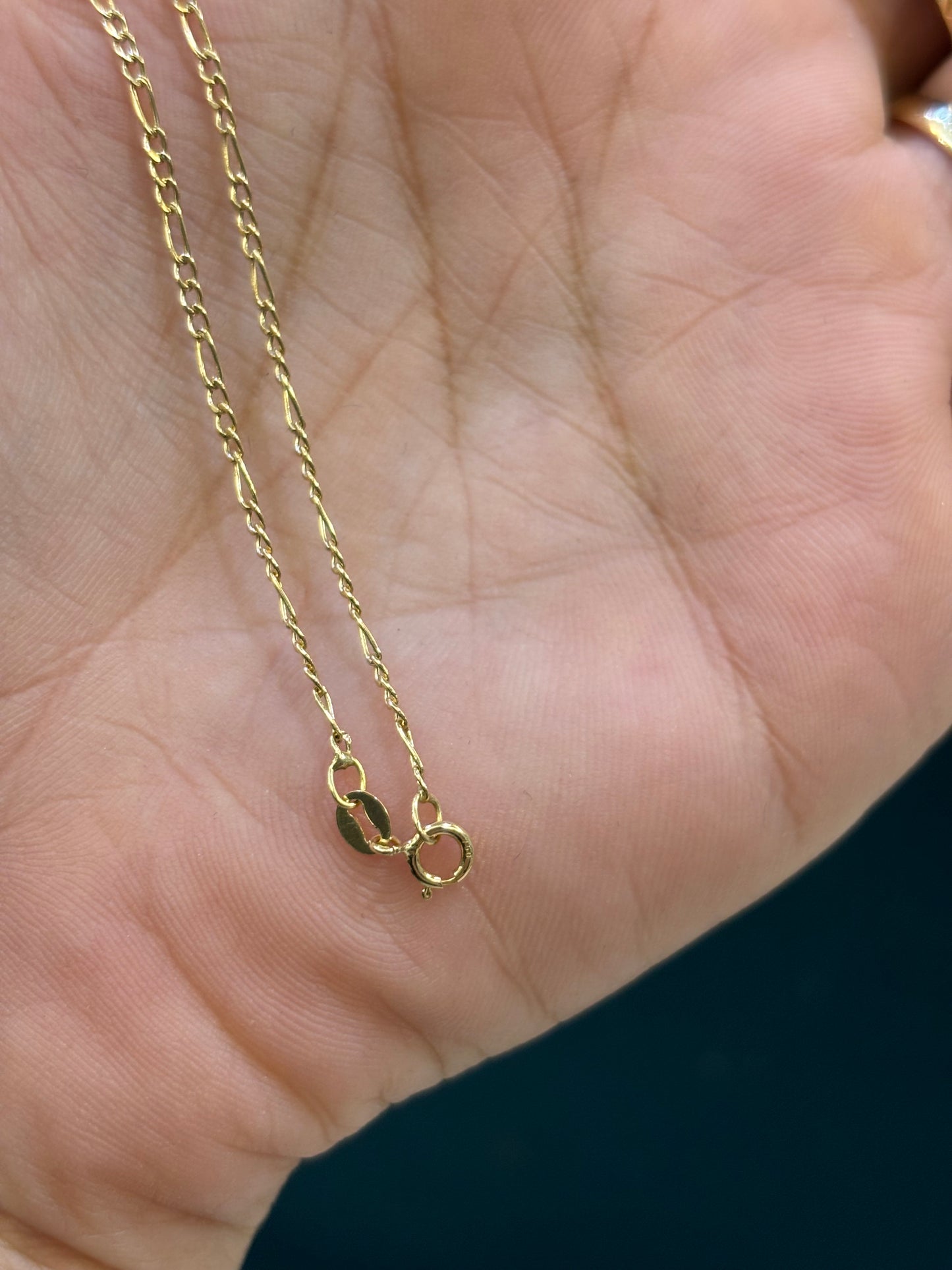 Collana Uomo Oro 18 Carati maglia tre più uno