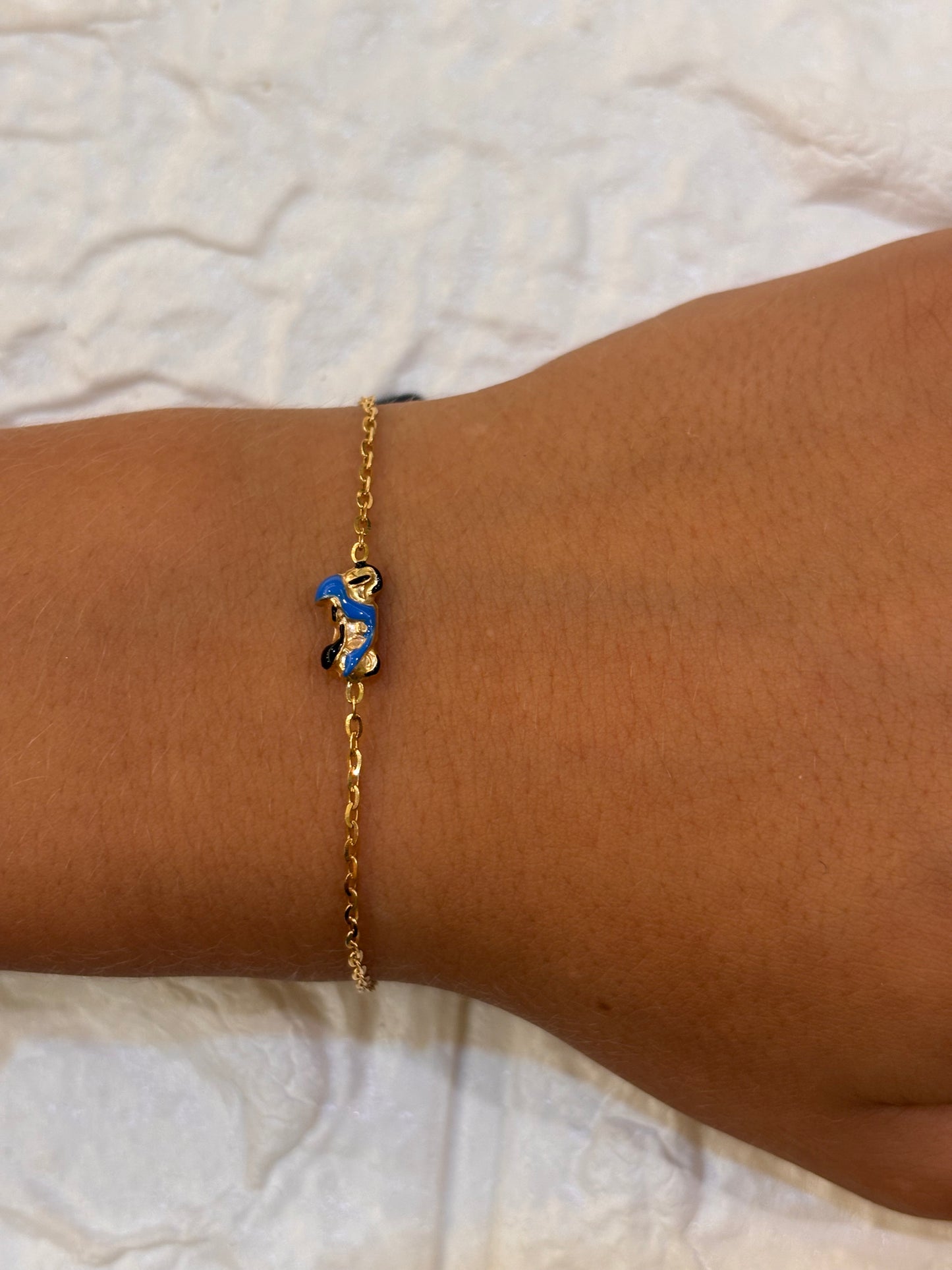 Bracciale Bimbo oro 18 carati moto