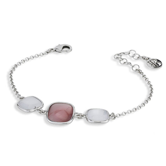 Bracciale con cristalli ametista viola e white XB1025