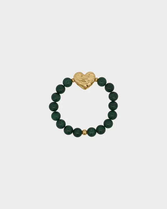 RUE DES MILLE
Bracciale Giada Burgundy Cuore Bold collezione BOLDHEART BR-033M3AU BR-033M2AU