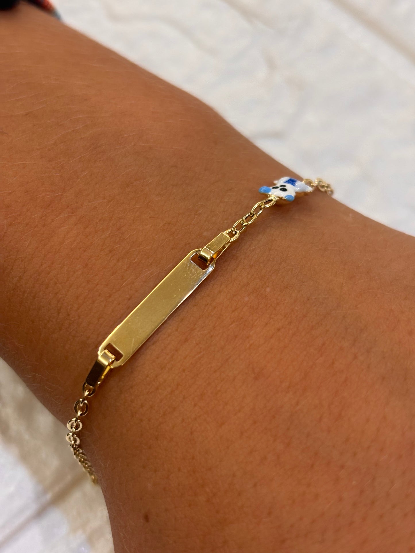 Bracciale Bimbo Oro 18 carati Orso