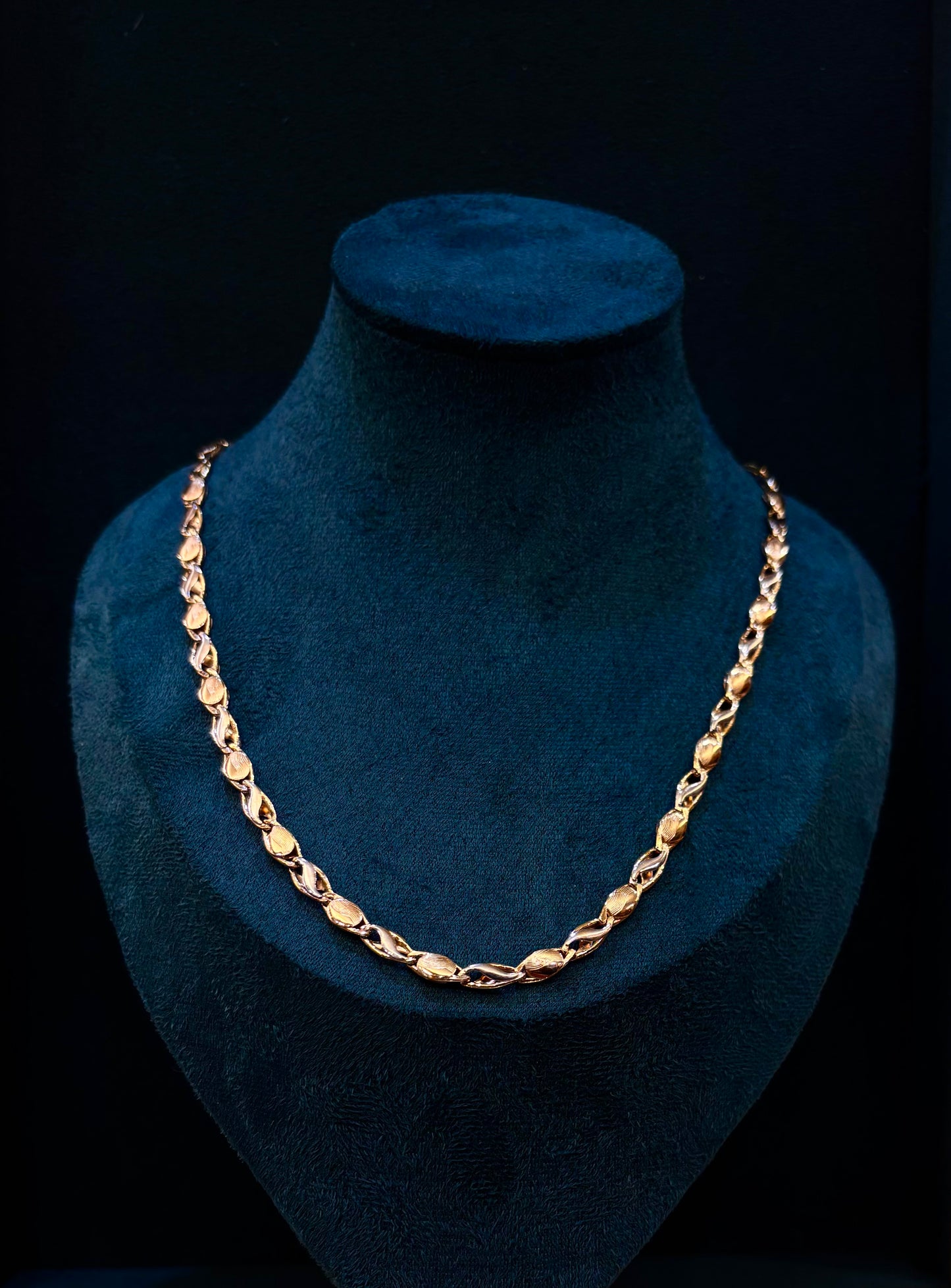 Collana Uomo Oro giallo e Bianco 18 Carati