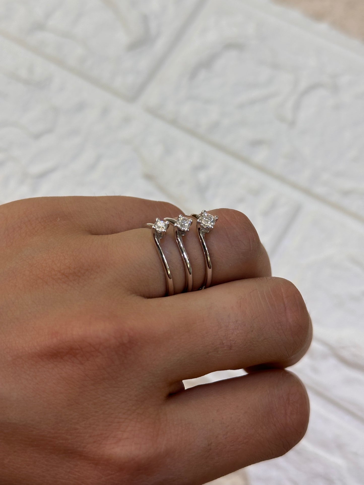 ANELLO SOLITARIO DIAMANTE PROMESSE GIOIELLI