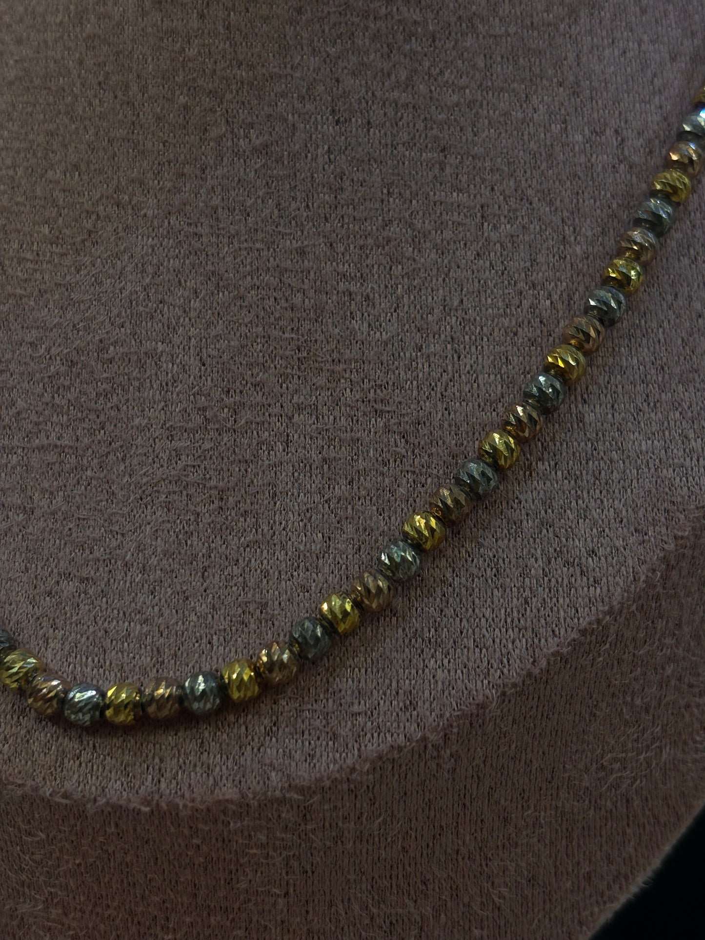 Collana Palline Diamantate