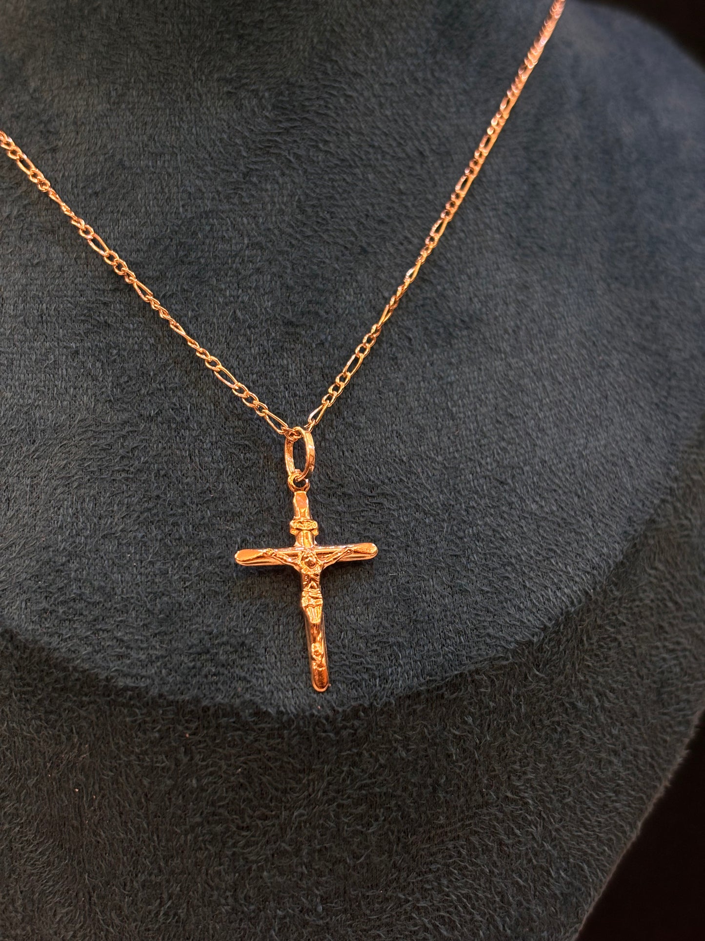 Collana Crocifisso Oro Giallo 18 Carati