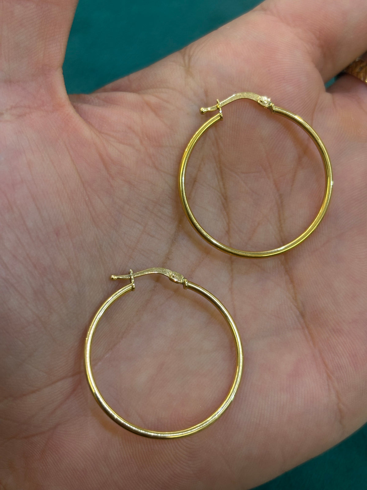 Orecchini oro 18 carati cerchio lisci