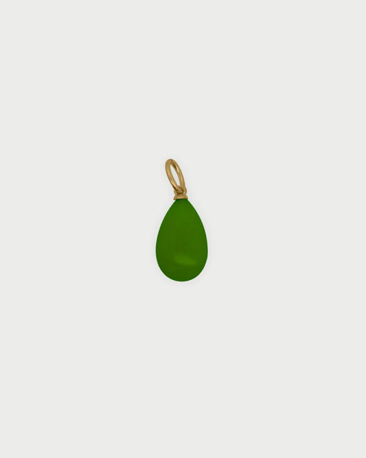 RUE DES MILLE Charm Goccia Giada Green collezione CHARMBAR CB-CN66