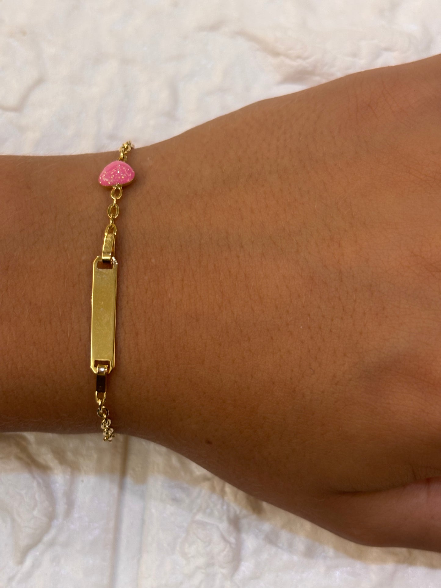 Bracciale Bimba Oro Giallo 18 Carati Cuore