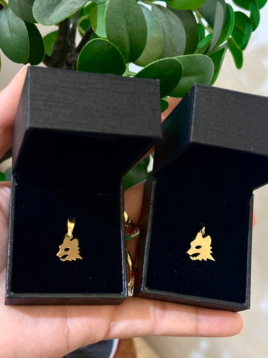 Ciondolo Oro 18 Carati Lupa Asroma