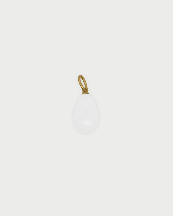 RUE DES MILLE Charm Goccia Giada White collezione CHARMBAR CB-CN63