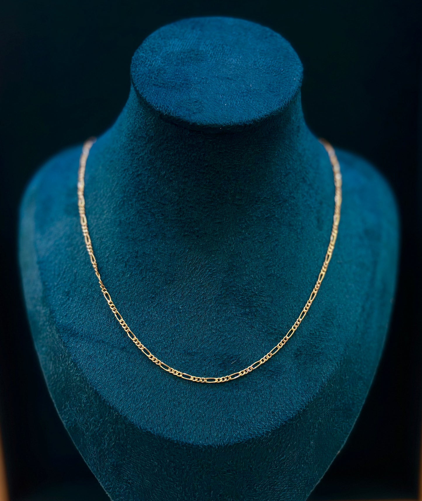 Collana Uomo Oro 18 Carati maglia tre più uno