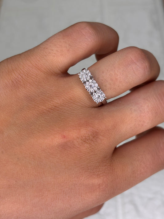 Anello Trilogy Magic Oro e Diamanti Promesse Gioielli