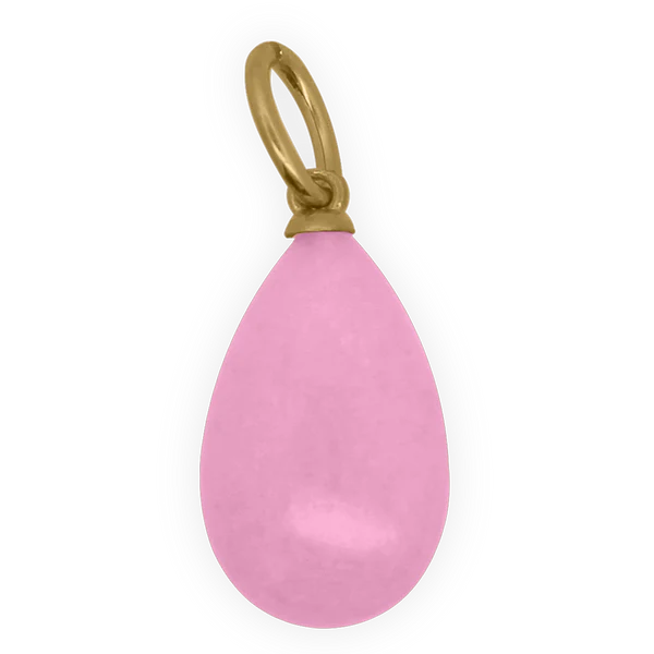 RUE DES MILLE Charm Goccia Giada Pink collezione CHARMBAR CB-CN67
