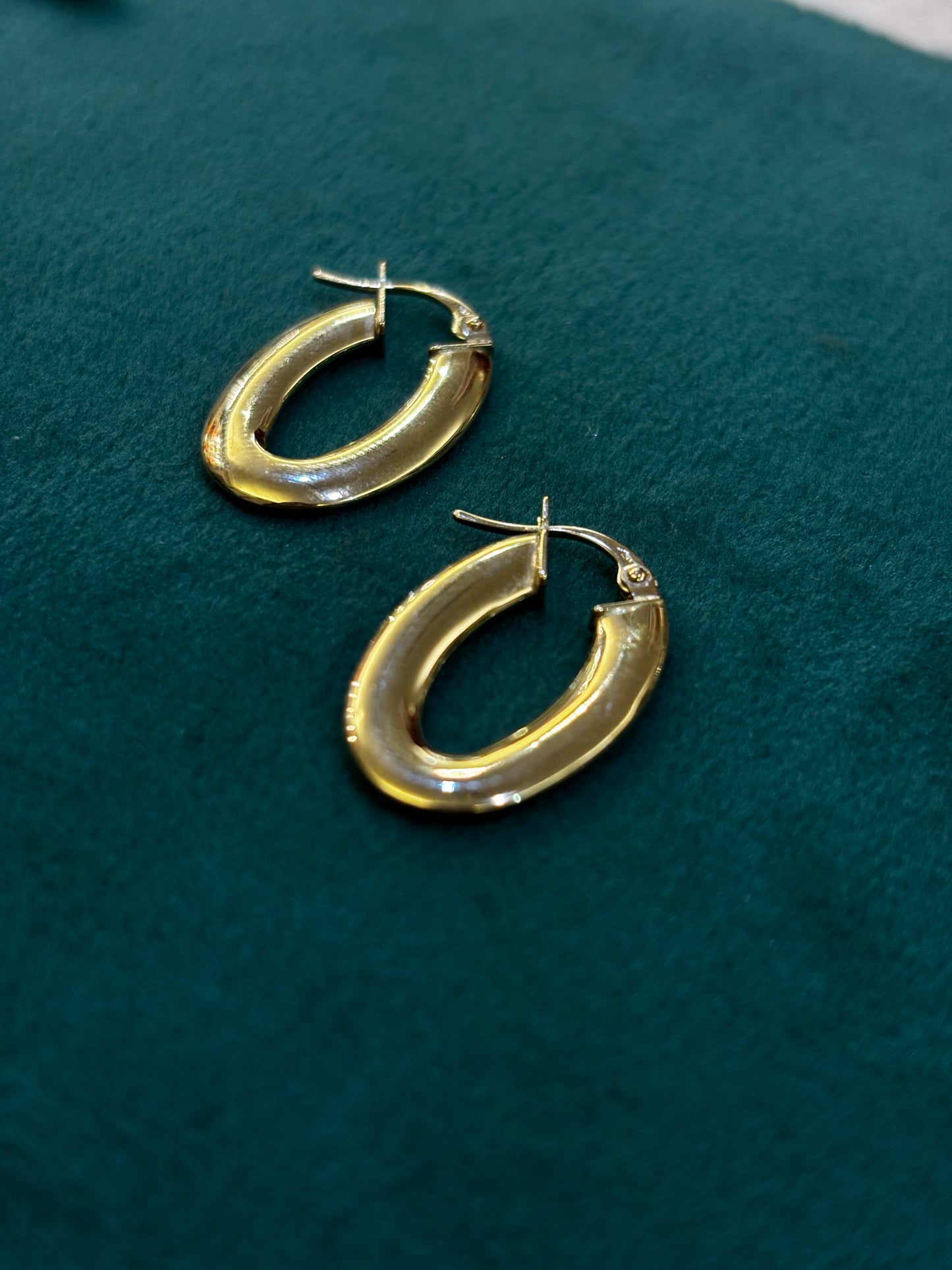 Orecchini ovali Oro 18 carati
