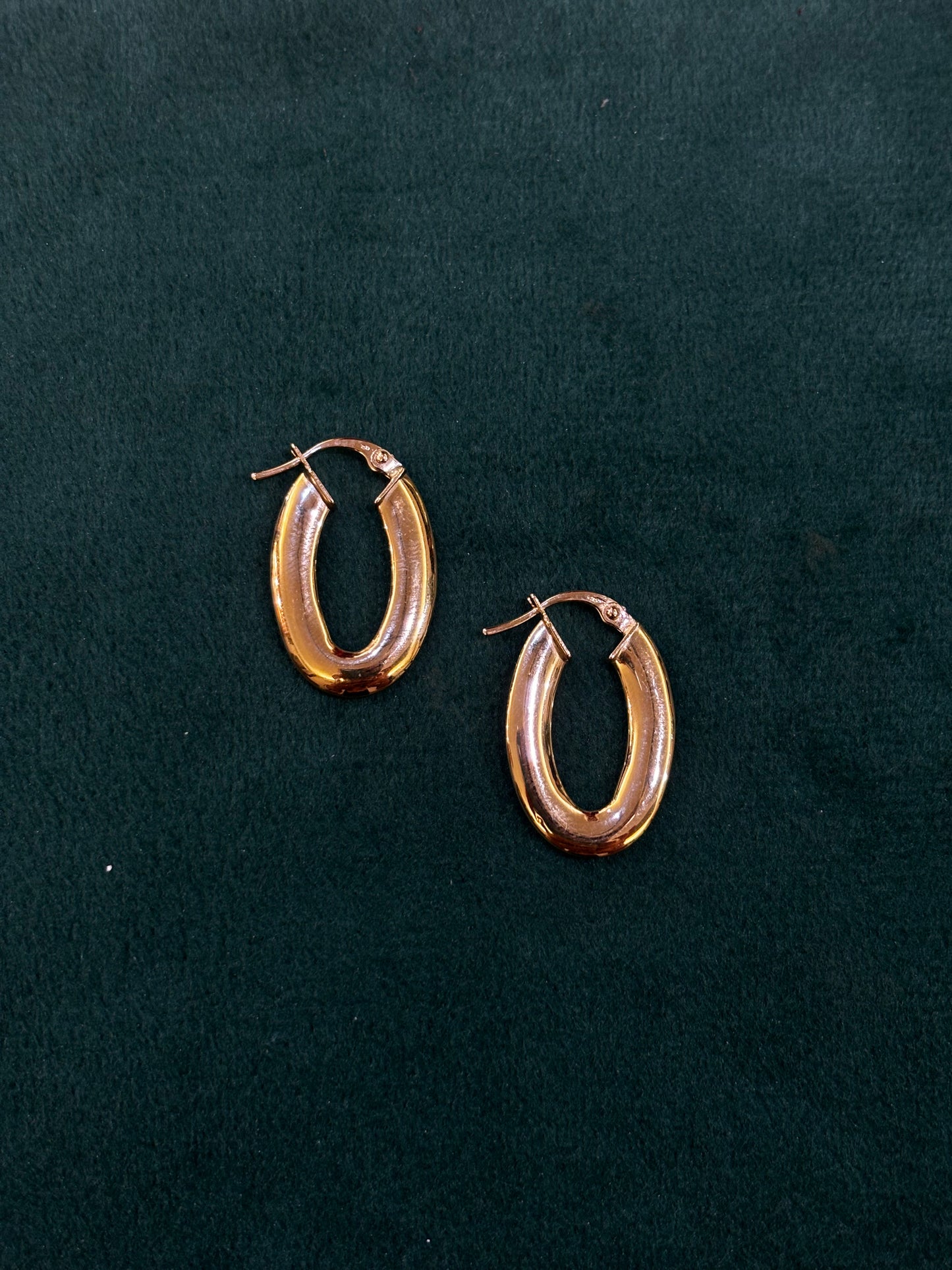 Orecchini ovali Oro 18 carati