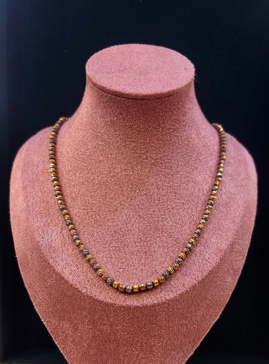 Collana Palline Diamantate