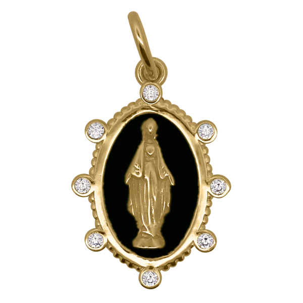 RUE DES MILLE Charm Madonna Noir collezione CHARMBAR CB-CN 31