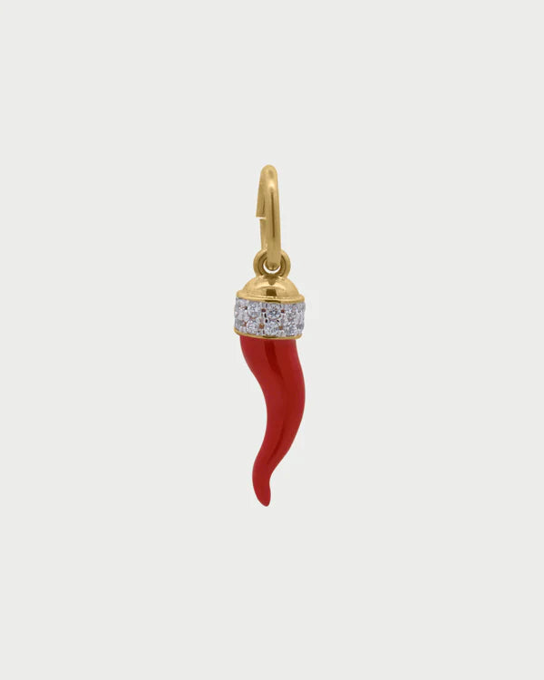 RUE DES MILLE Charm Cornetto Rosso XL collezione CHARMBAR CB-LCN87