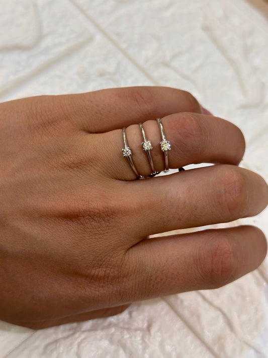 ANELLO SOLITARIO E DIAMANTE PROMESSE GIOIELLI