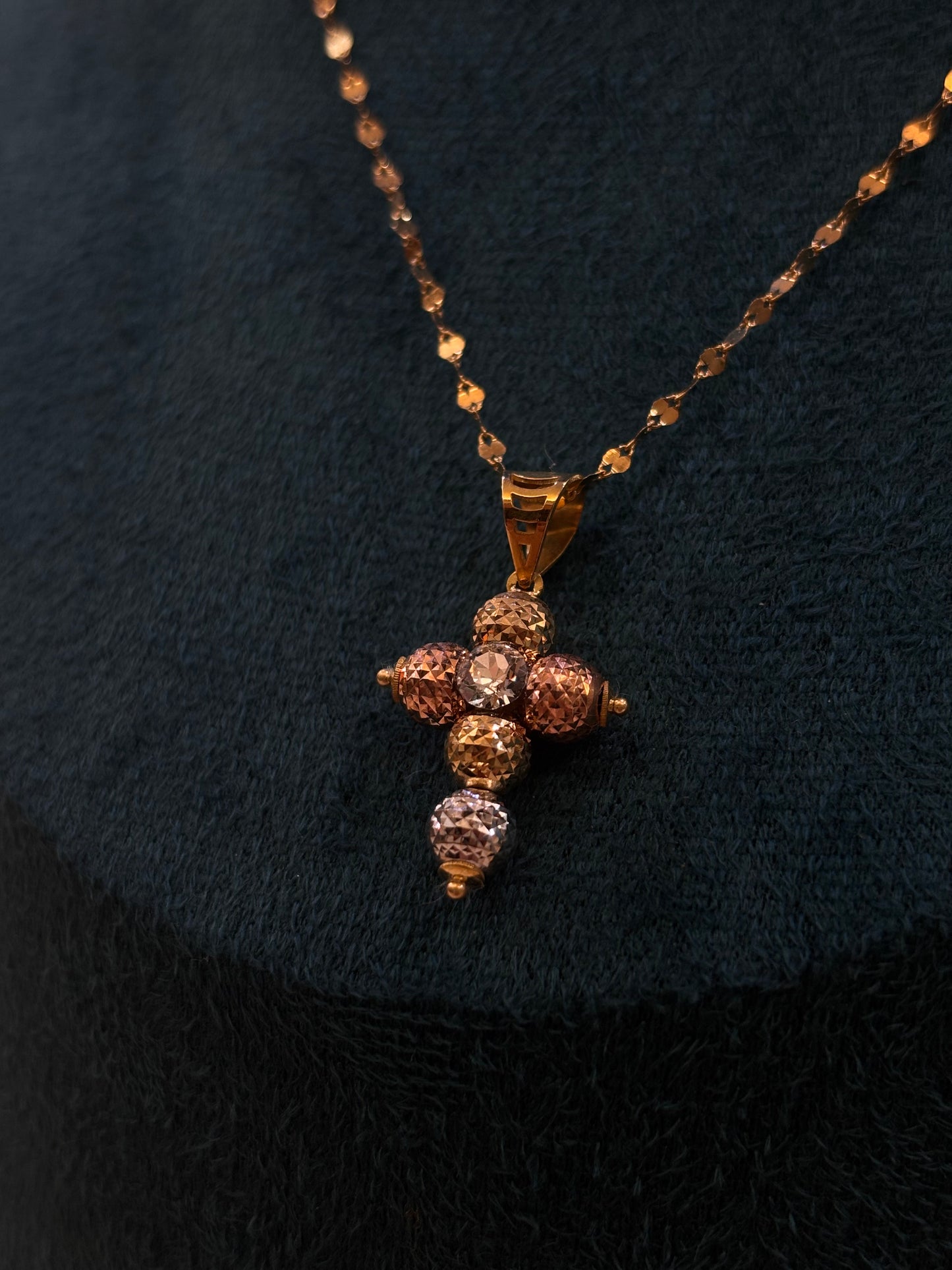 Collana Croce Oro 18 Carati