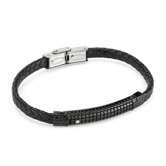 Bracciale uomo pelle Boccadamo ABR768