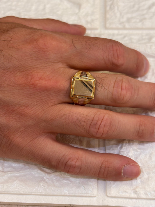 Anello Uomo Oro giallo 18 Carati