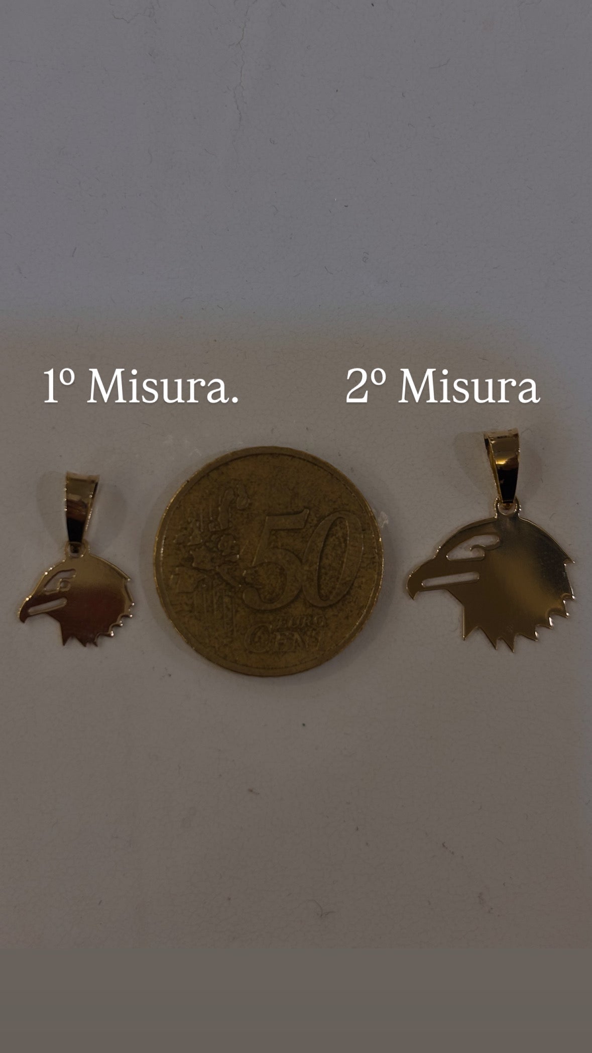 Ciondolo Oro 18 Carati Aquila SSLAZIO