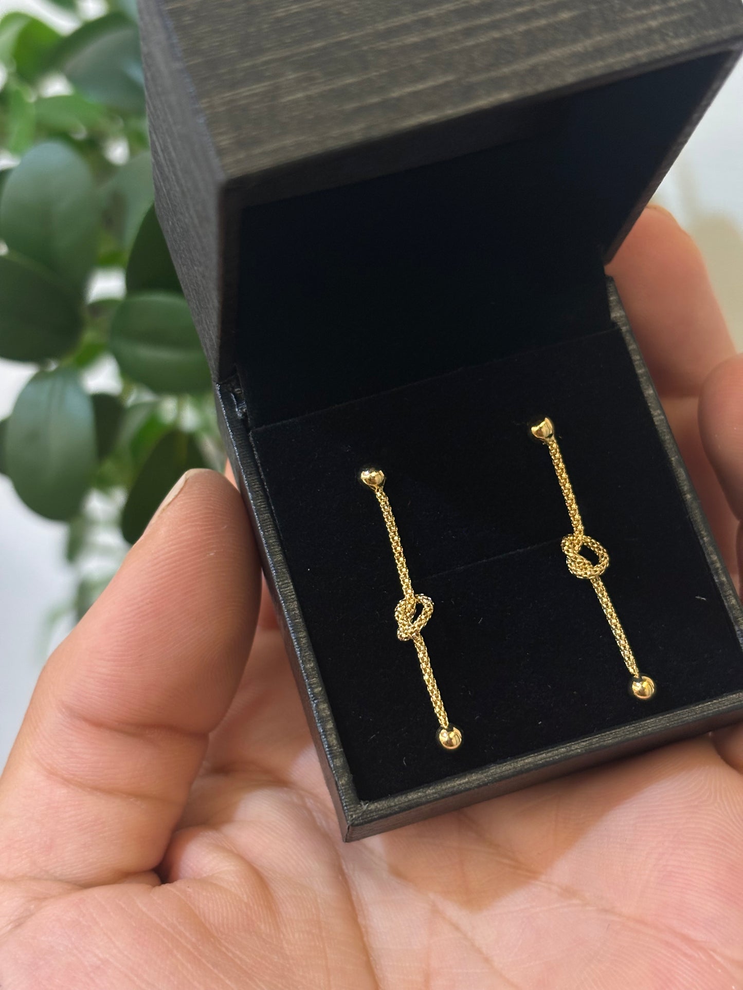 Orecchini Nodo Oro Giallo 18 Carati