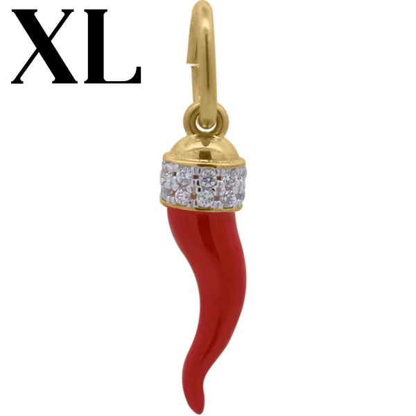 RUE DES MILLE Charm Cornetto Rosso XL collezione CHARMBAR CB-LCN87