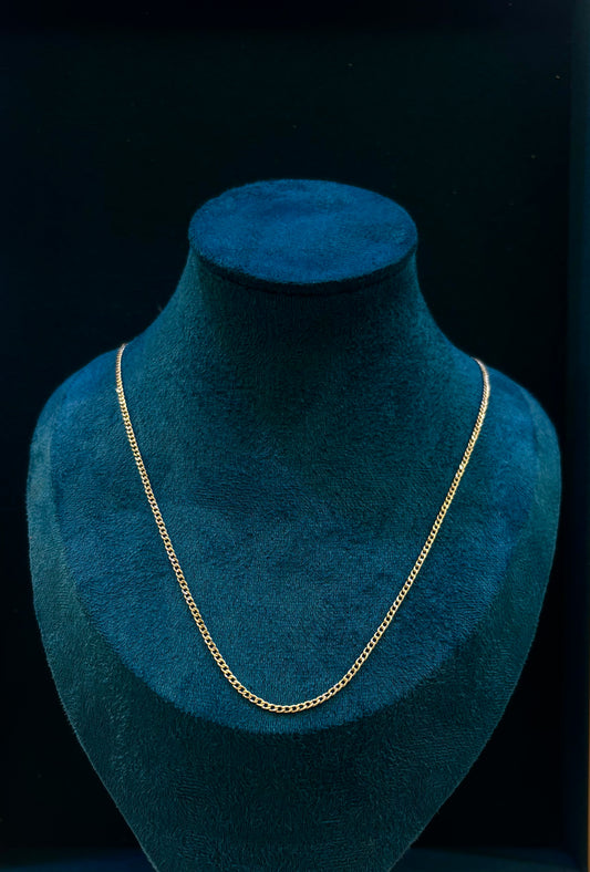 Collana Unisex maglia Groumette Oro 18 Carati