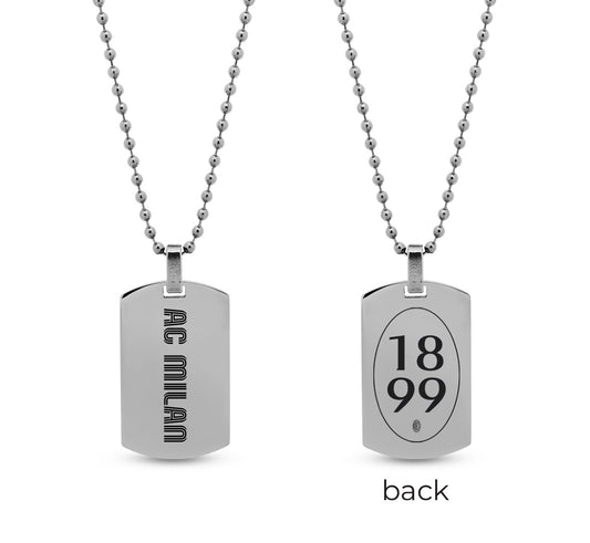 Collana uomo Lowell Gioielli Squadre Milan B-MC007UAS