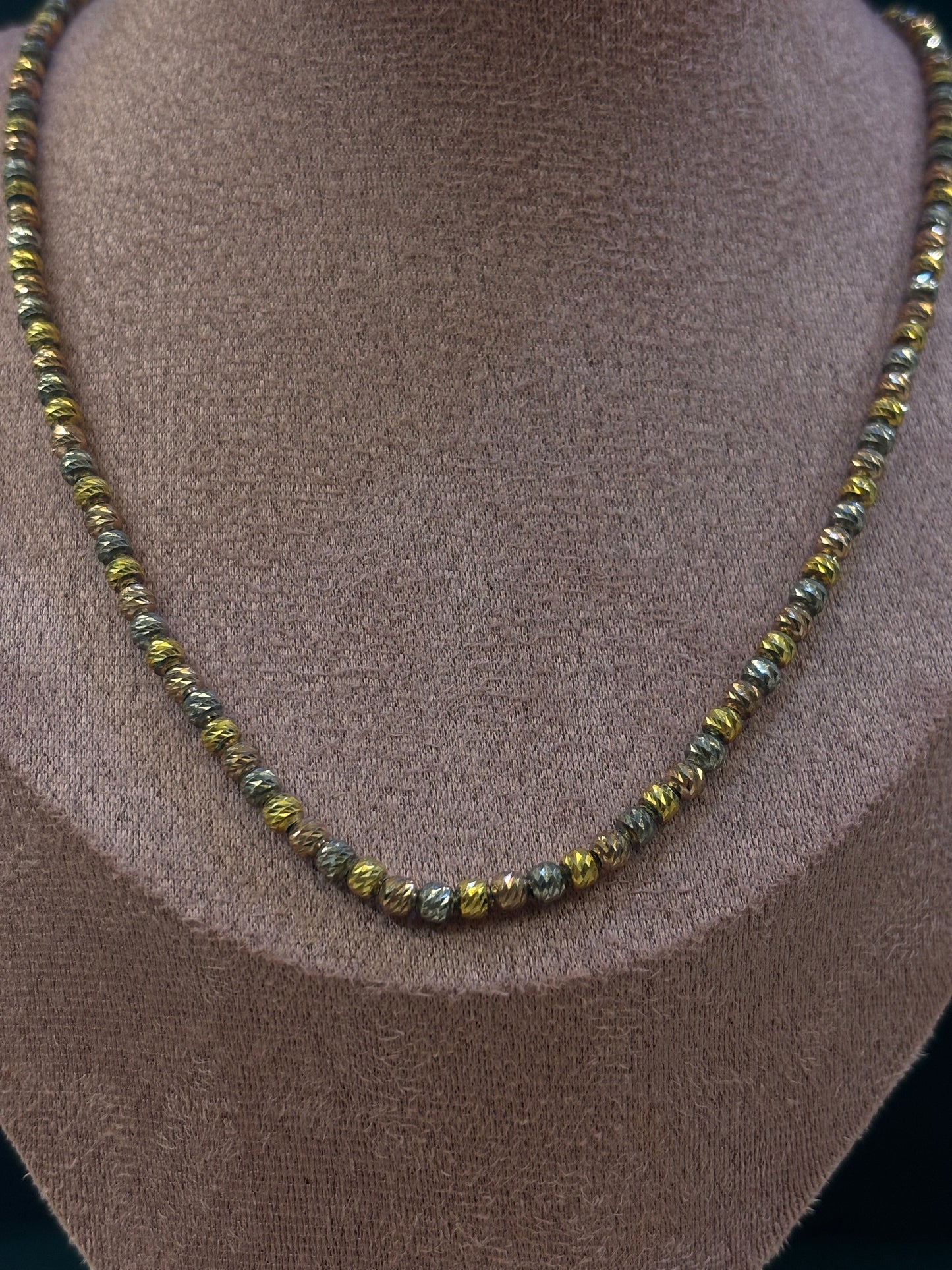 Collana Palline Diamantate