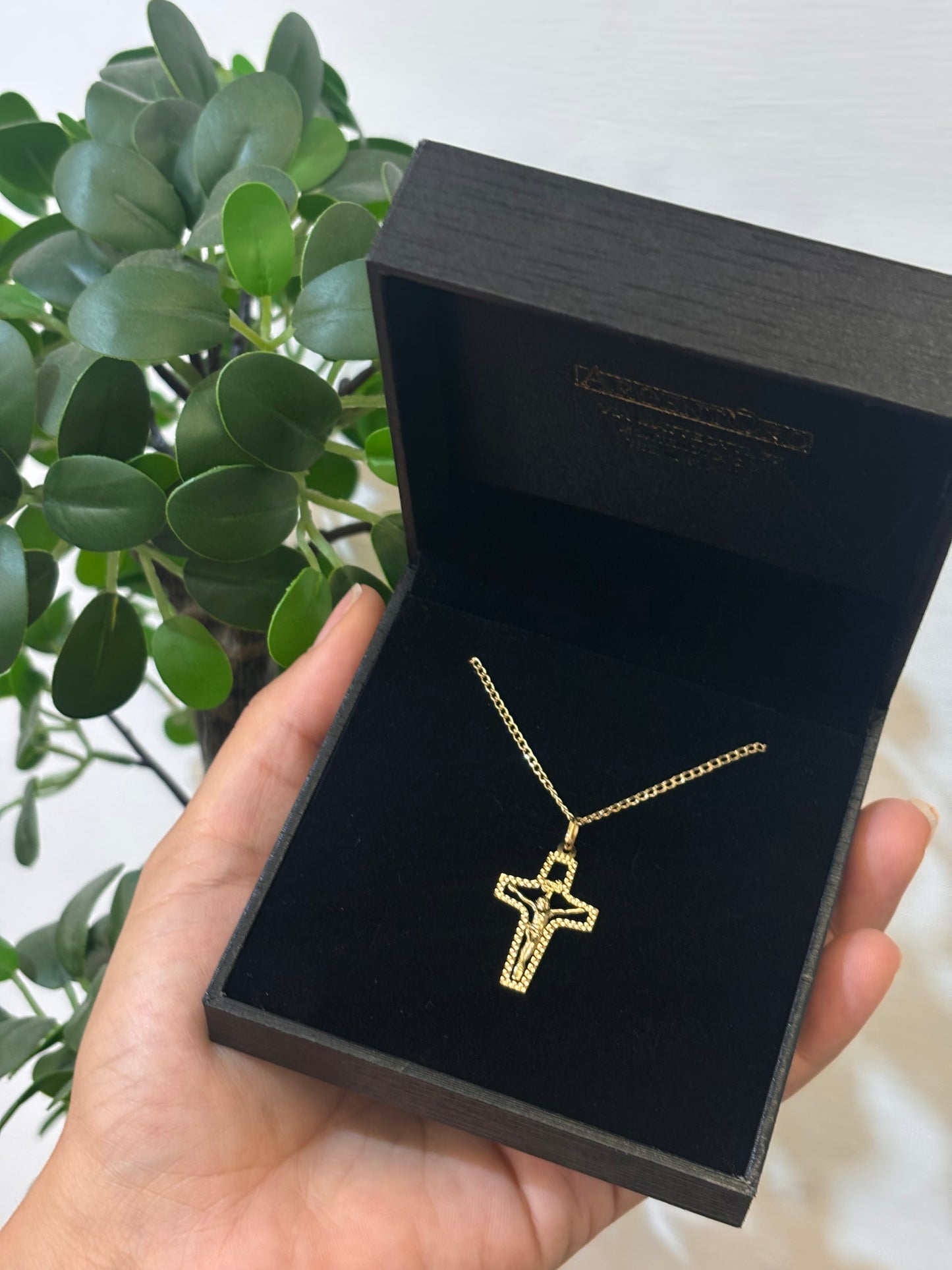 Collana Crocifisso Oro Giallo 18 Carati
