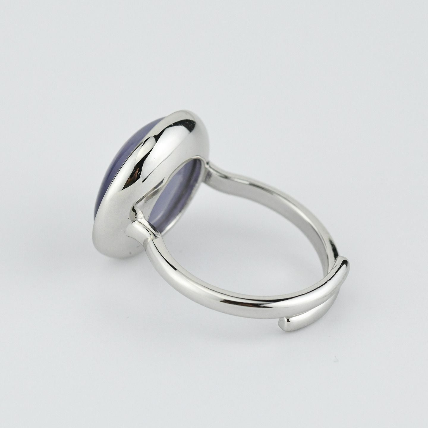 Anello con cristallo viola scuro XAN217V