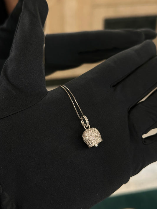 Collana Campana e Zirconi