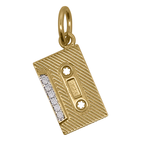 RUE DES MILLE Charm Vintage Cassetta Tape collezione CHARMBAR CB-CN15