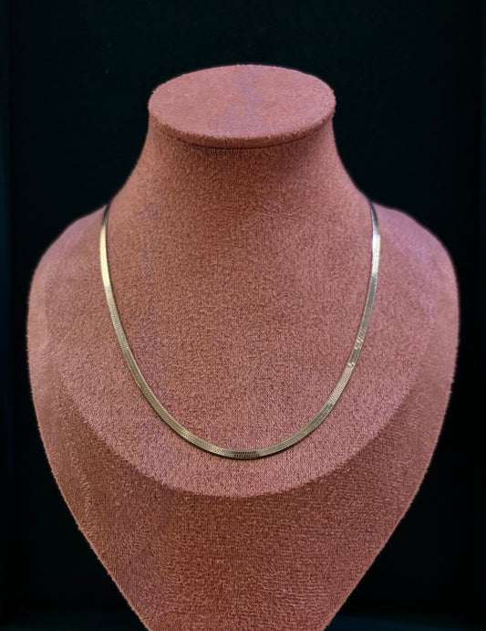 Collana Piattina Argento