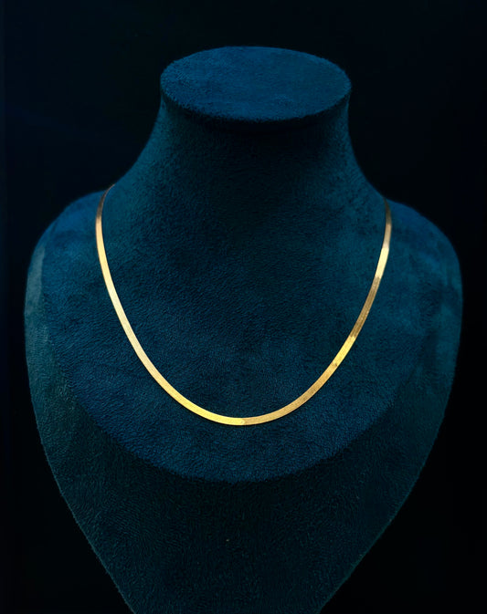 Collana Piattina Oro Giallo 18 carati