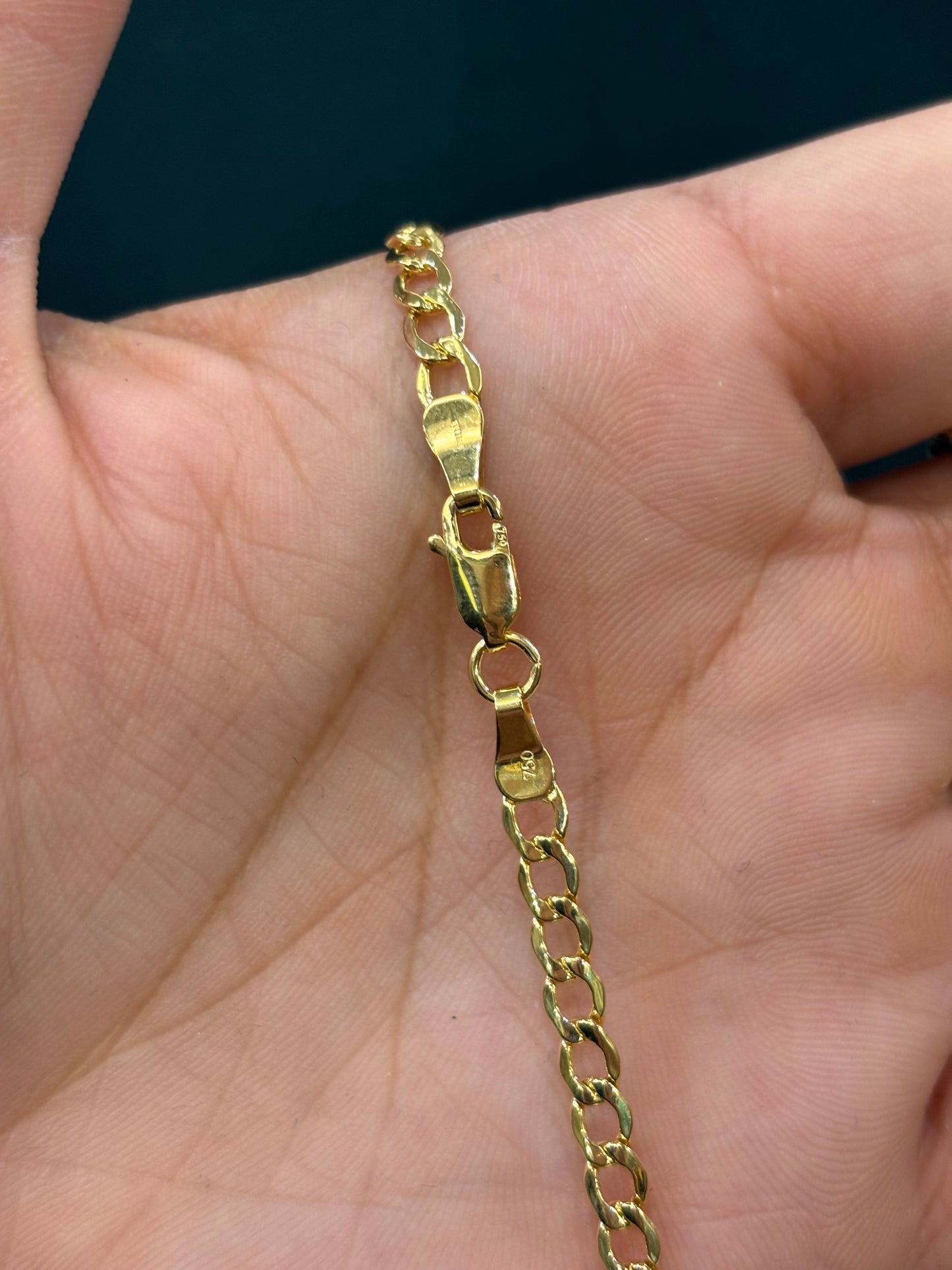 Collana Uomo Groumette Oro Giallo 18 Carati