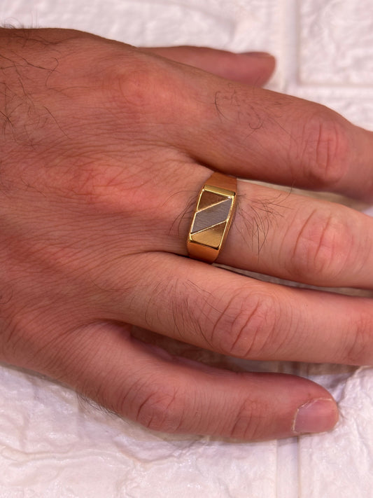 Anello Uomo Oro Giallo 18 Carati