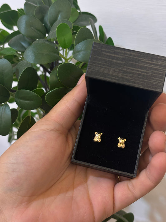 Orecchini Teddy Oro Giallo 18 Carati