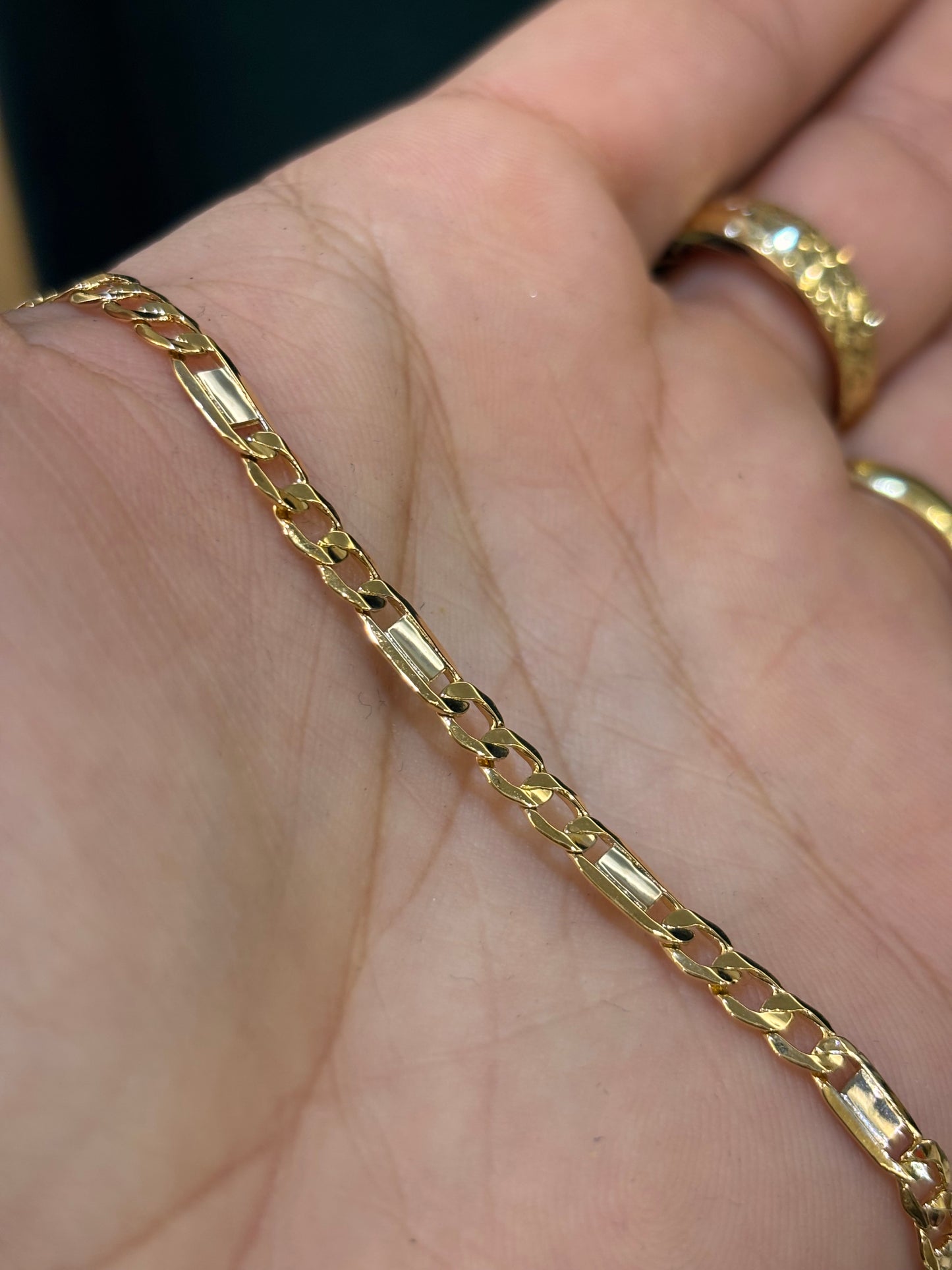 Collana Uomo Oro Giallo e Bianco 18 Carati