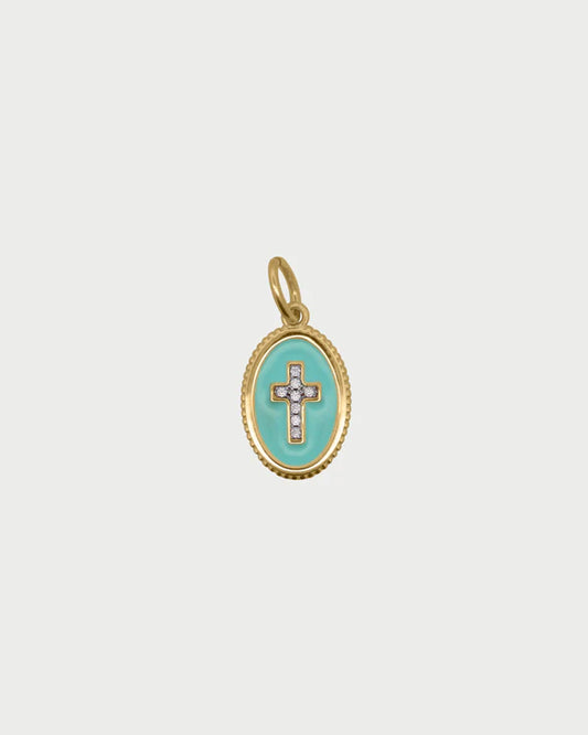 RUE DES MILLE Charm Cross Sky collezione CHARMBAR CB-CN25