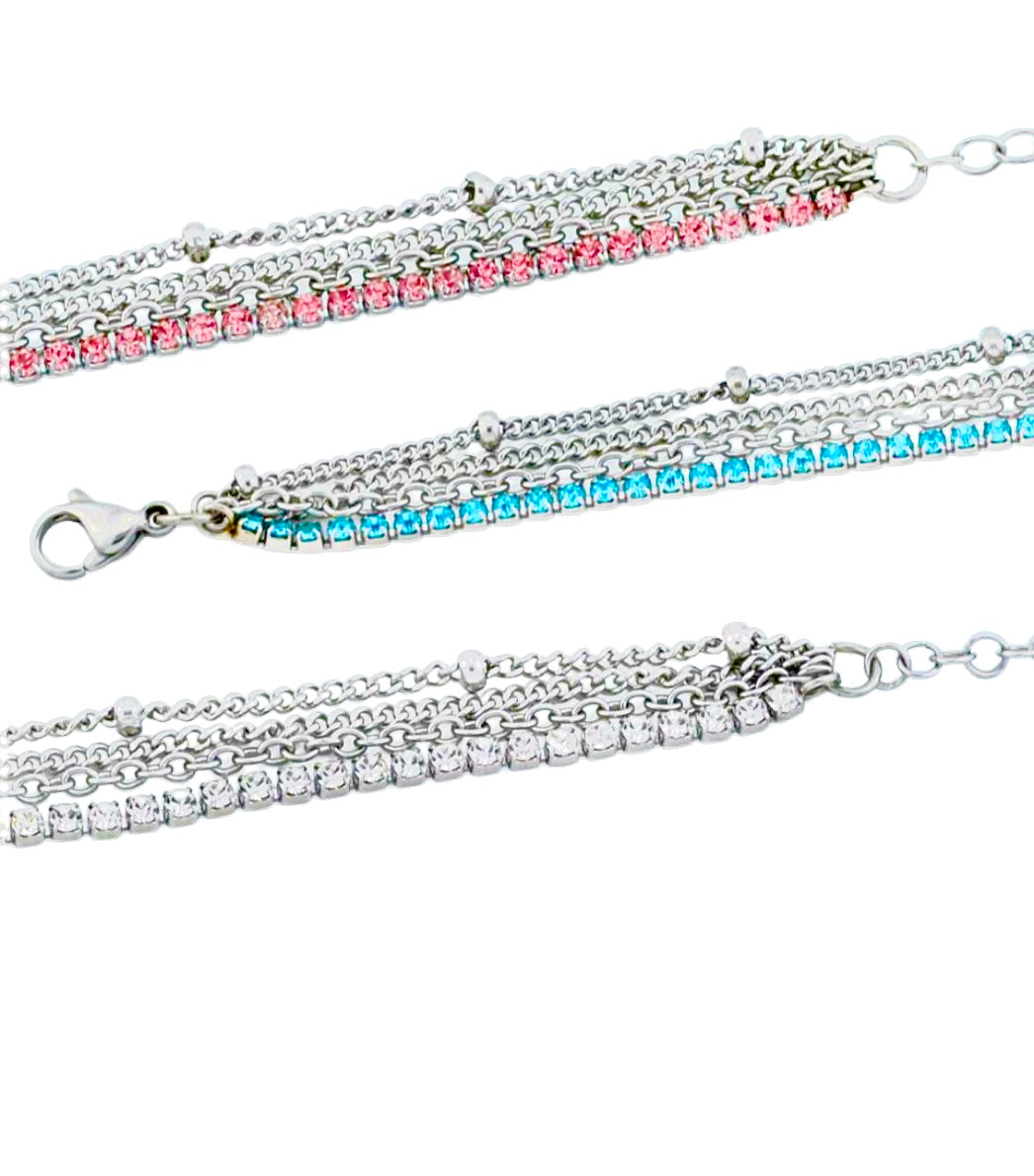 Bracciale Tennis Multifilo
